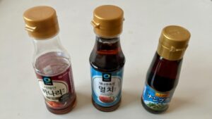 お土産でいただいた韓国のカナリエキス・ナンプラーでも代用できます