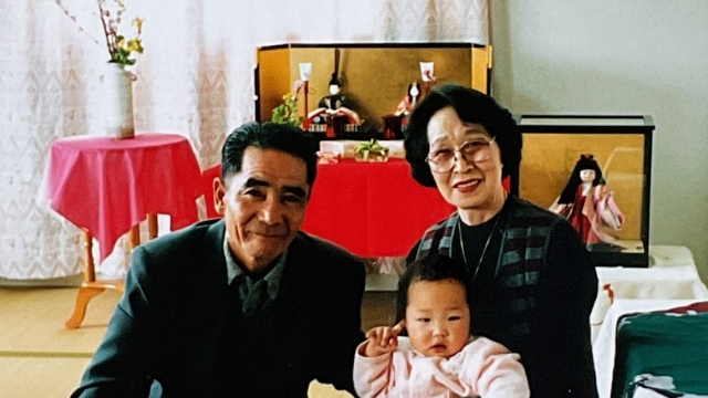 両親を招いたひな祭り