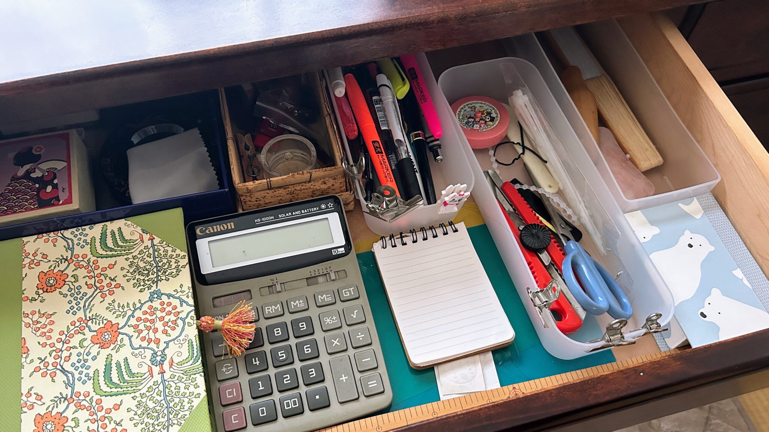 整えた引き出し